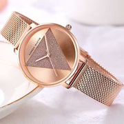 HANNAH MARTIN Montre Femme Acier Inoxydable Maille Modèle 1332W