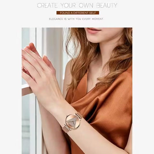 HANNAH MARTIN Mesh Stainless Steel Women Watch Model (1332W)