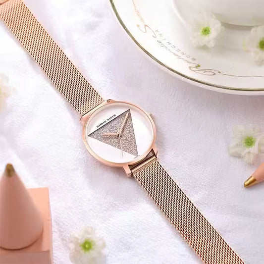 HANNAH MARTIN Mesh Stainless Steel Women Watch Model (1332W)