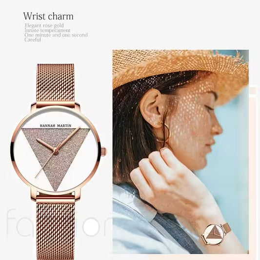 HANNAH MARTIN Mesh Stainless Steel Women Watch Model (1332W)