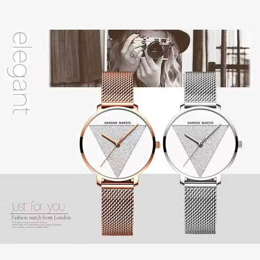 HANNAH MARTIN Mesh Stainless Steel Women Watch Model (1332W)