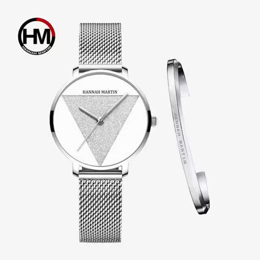 HANNAH MARTIN Mesh Stainless Steel Women Watch Model (1332W)