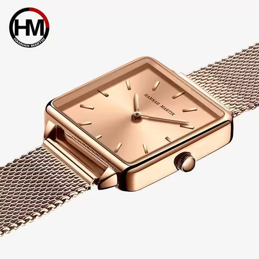 HANNAH MARTIN Mesh Stainless Steel Women Watch Model (HM-108M)
