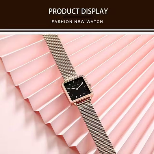 HANNAH MARTIN Mesh Stainless Steel Women Watch Model (HM-108M)