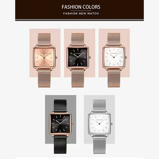 HANNAH MARTIN Mesh Stainless Steel Women Watch Model (HM-108M)