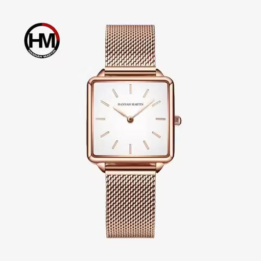 HANNAH MARTIN Mesh Stainless Steel Women Watch Model (HM-108M)
