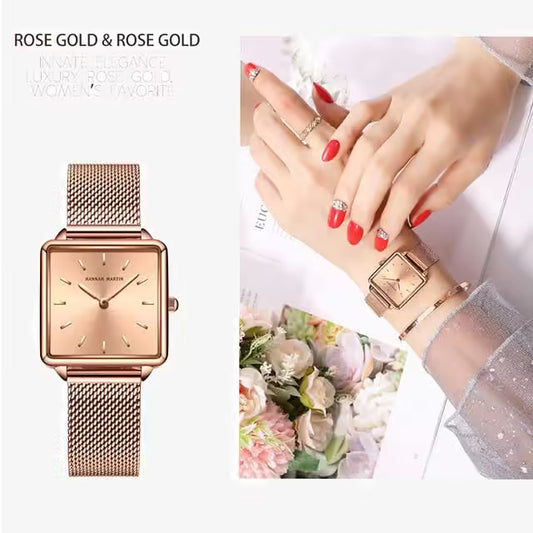 HANNAH MARTIN Mesh Stainless Steel Women Watch Model (HM-108M)