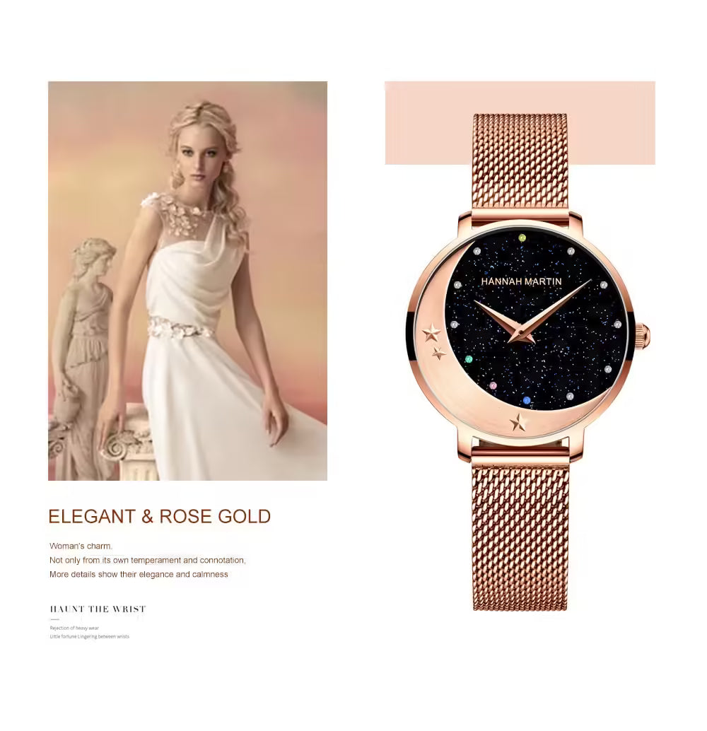 HANNAH MARTIN Montre Femme en Acier Inoxydable HM-13342