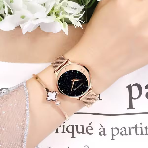 HANNAH MARTIN Montre Femme en Acier Inoxydable HM-13342