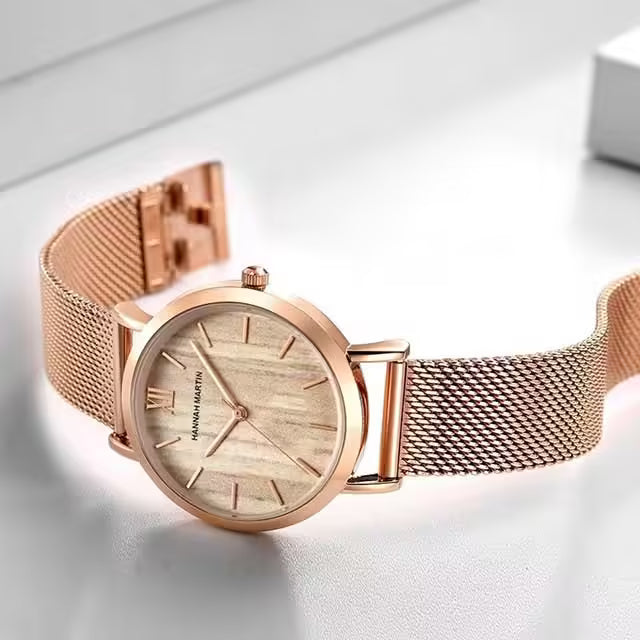 HANNAH MARTIN Mesh Stainless Steel Women Watch Model (HM-MS36)