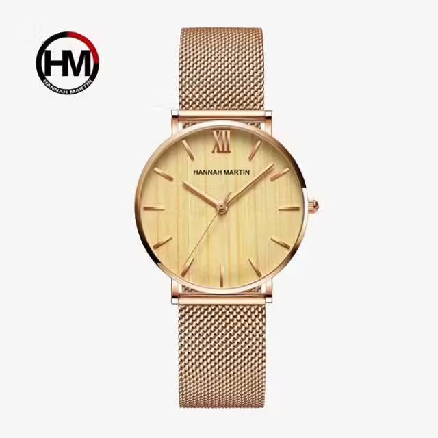 HANNAH MARTIN Mesh Stainless Steel Women Watch Model (HM-MS36)