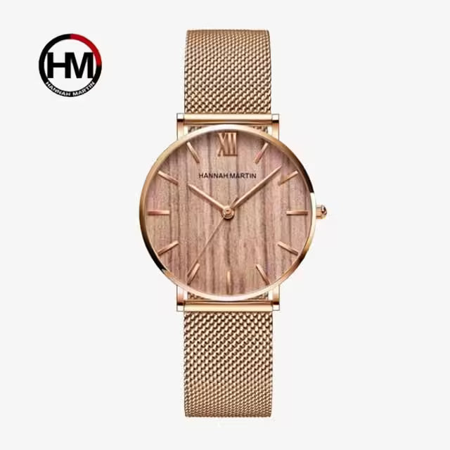 HANNAH MARTIN Mesh Stainless Steel Women Watch Model (HM-MS36)