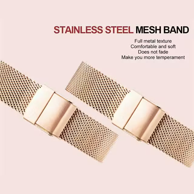 ساعة هانا مارتن النسائية المصنوعة من الفولاذ المقاوم للصدأ موديل (MS36)