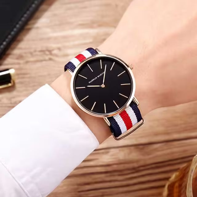 HANNAH MARTIN Nylon Men Watch Model (CH02CB01)