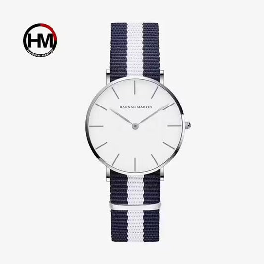 HANNAH MARTIN Nylon Women Watch Model (CB36)
