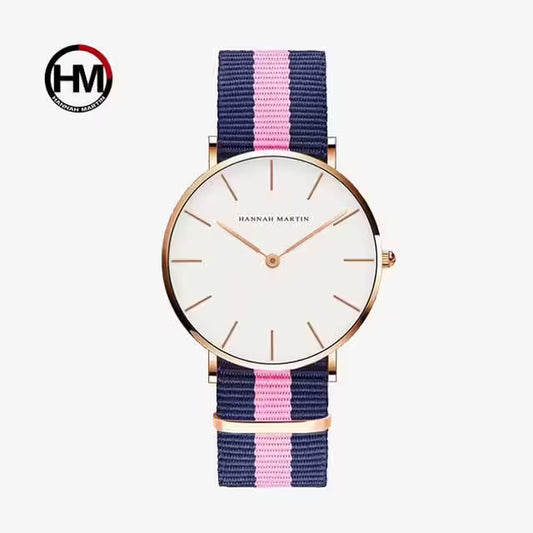 HANNAH MARTIN Nylon Women Watch Model (CB36)