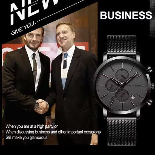 HANNAH MARTIN Stainless Steel Chronograph Men Watch Model (HM-109)