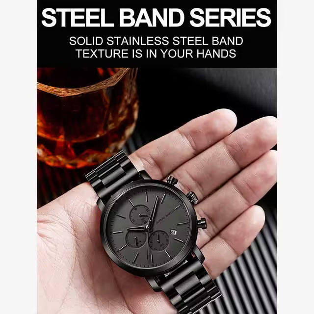 HANNAH MARTIN Stainless Steel Chronograph Men Watch Model (HM-109)