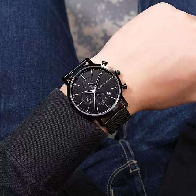 HANNAH MARTIN Stainless Steel Chronograph Men Watch Model (HM-109)