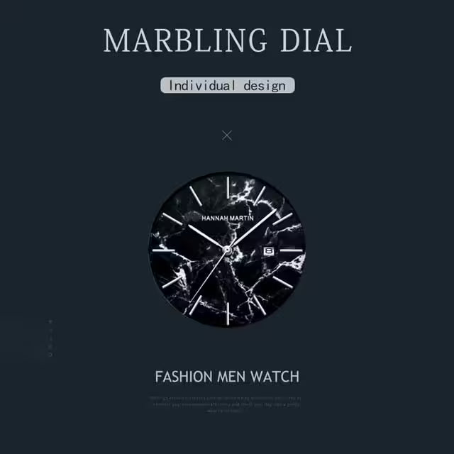 HANNAH MARTIN Stainless Steel Watch Model (HM-1512M)