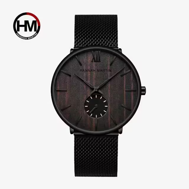 ساعة هانا مارتن المصنوعة من الفولاذ المقاوم للصدأ موديل (HM-2140)