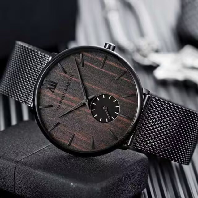 ساعة هانا مارتن المصنوعة من الفولاذ المقاوم للصدأ موديل (HM-2140)