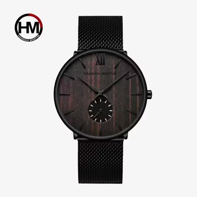 ساعة هانا مارتن المصنوعة من الفولاذ المقاوم للصدأ موديل (HM-2140)