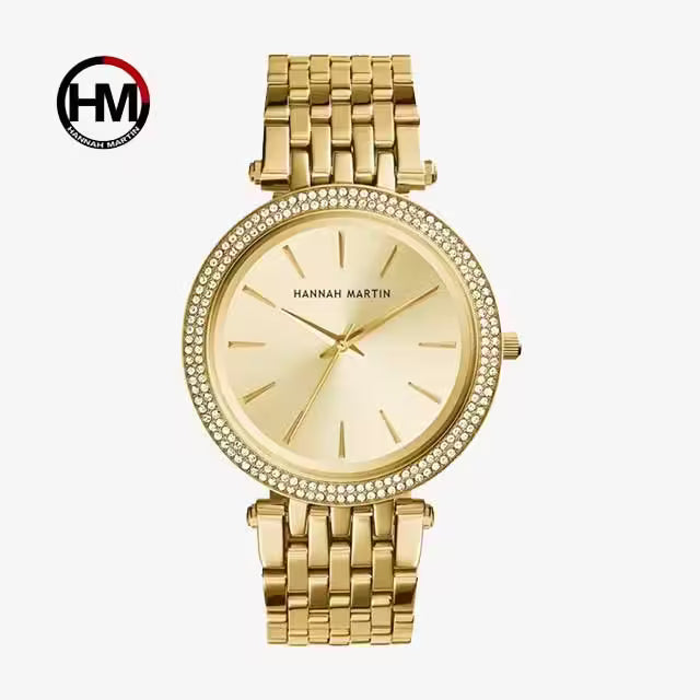 Montre femme HANNAH MARTIN en acier inoxydable, modèle (1185)