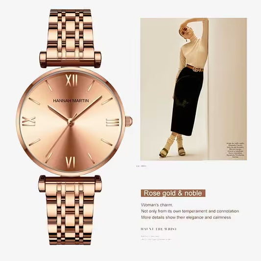 HANNAH MARTIN Stainless Steel Women Watch Model (1522)