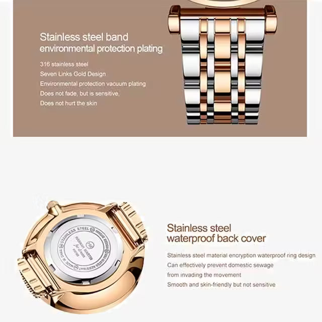 Montre Femme Acier Inoxydable HANNAH MARTIN Modèle 1522