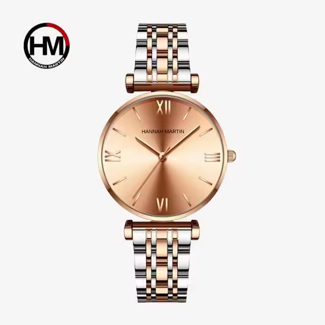 Montre Femme Acier Inoxydable HANNAH MARTIN Modèle 1522