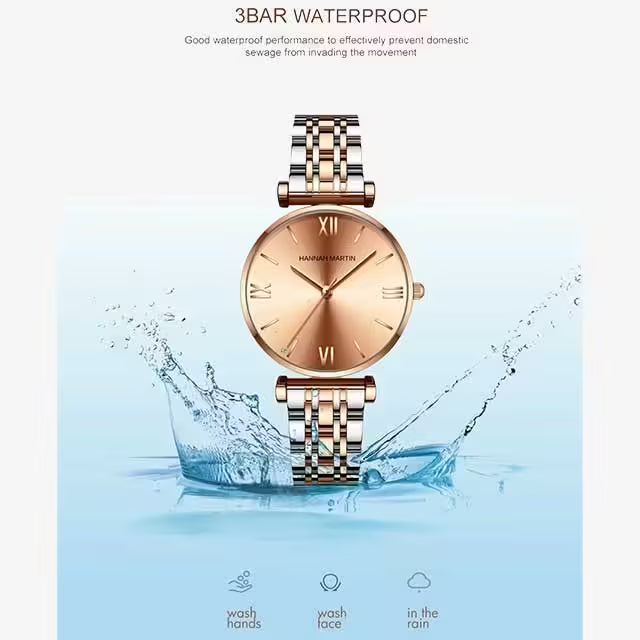 Montre Femme Acier Inoxydable HANNAH MARTIN Modèle 1522