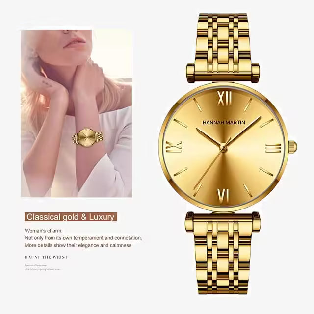 Montre Femme Acier Inoxydable HANNAH MARTIN Modèle 1522