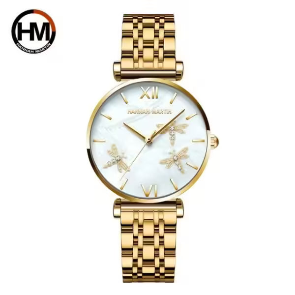 Montre femme HANNAH MARTIN en acier inoxydable, modèle (1531)
