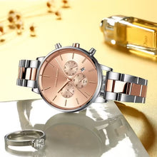 Montre femme HANNAH MARTIN en acier inoxydable, modèle HM-1101 