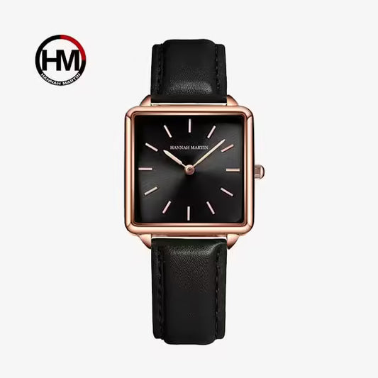 HANNAH MARTIN Leather Women Watch Model (HM-108L)