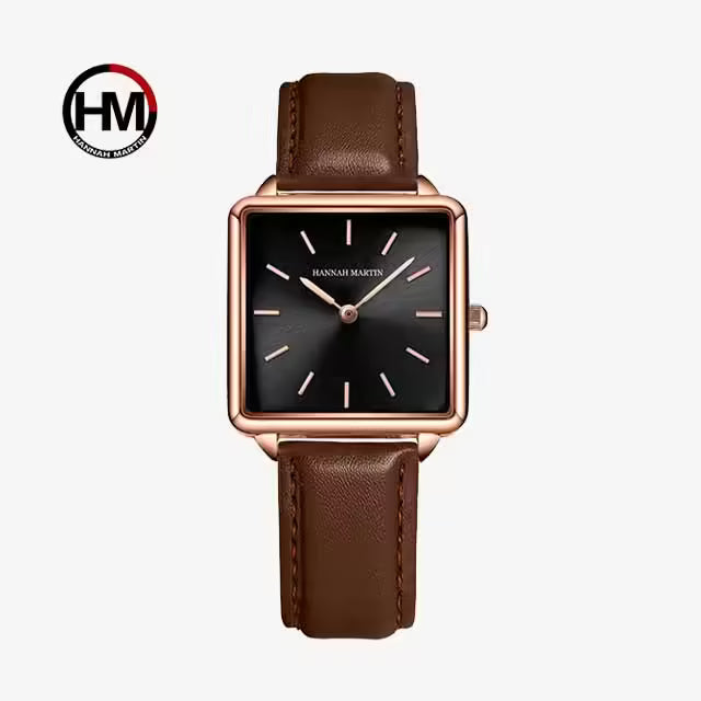 ساعة هانا مارتن الجلدية النسائية موديل (HM-108L)
