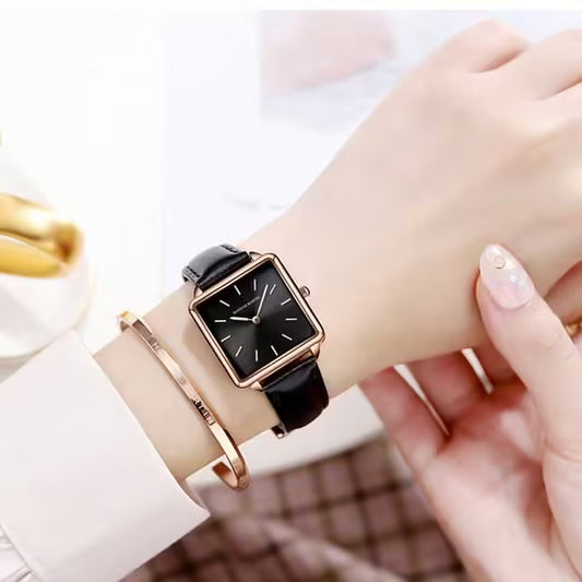 HANNAH MARTIN Leather Women Watch Model (HM-108L)