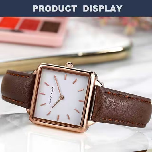 HANNAH MARTIN Leather Women Watch Model (HM-108L)