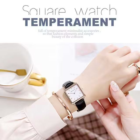 HANNAH MARTIN Leather Women Watch Model (HM-108L)