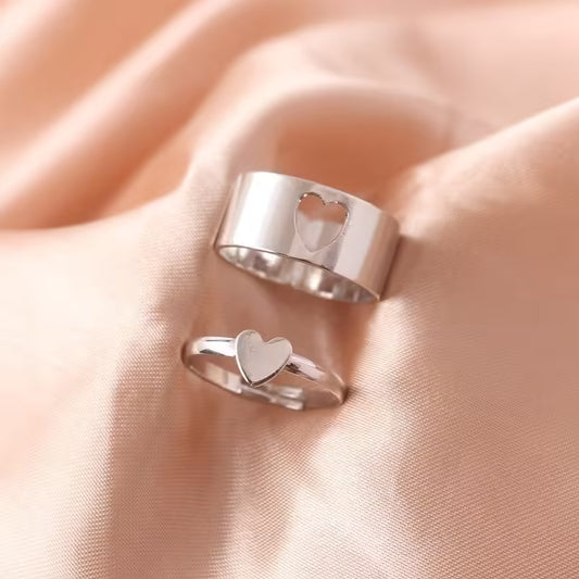 Heart Adjustable Women Ring (EGR003)