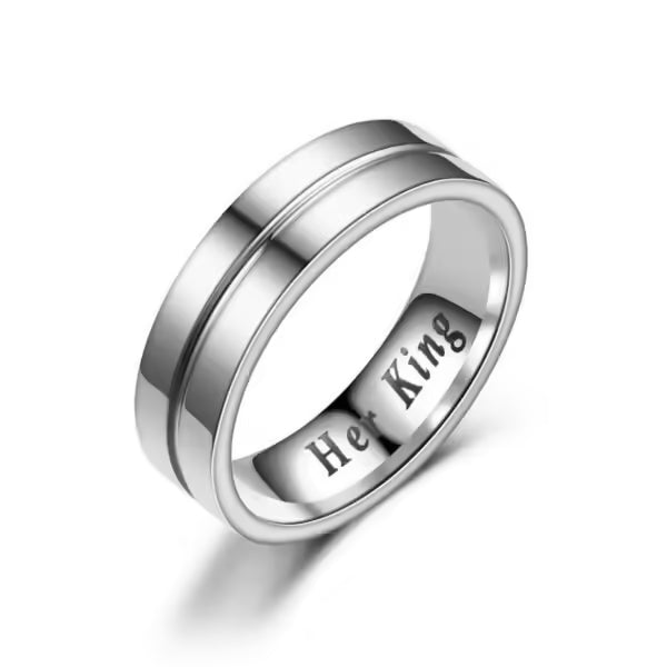 Bague de couple Son Roi Sa Reine (EGR014)