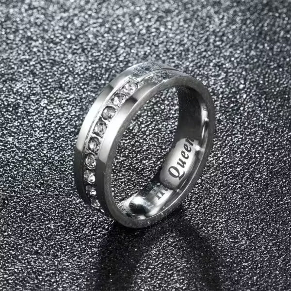 Bague de couple Son Roi Sa Reine (EGR014)