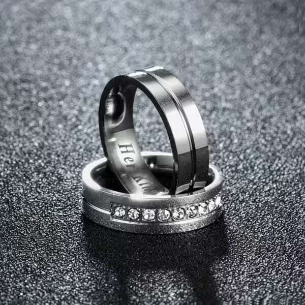 Bague de couple Son Roi Sa Reine (EGR014)