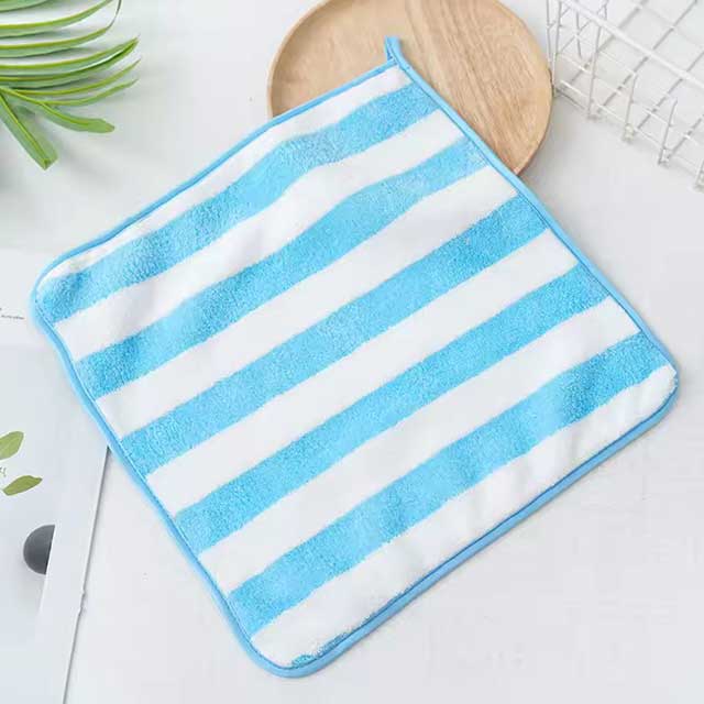 High Density Small Hand Towel 30x30cm – Pineapple Hanging Kitchen Cleaning Towel, Solid Color Handkerchief for Washing & Cleaning