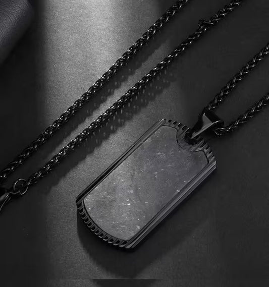 Collier pour homme Royal Tag en acier inoxydable de haute qualité (EGN023)