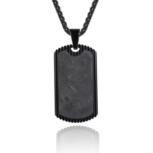 Collier pour homme Royal Tag en acier inoxydable de haute qualité (EGN023)