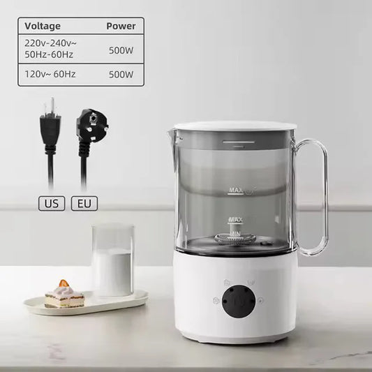 4-in-1 Multifunctional Hot Coffee Foam Maker & Milk Frother Steamer for Hot Chocolate & Cold Frothing