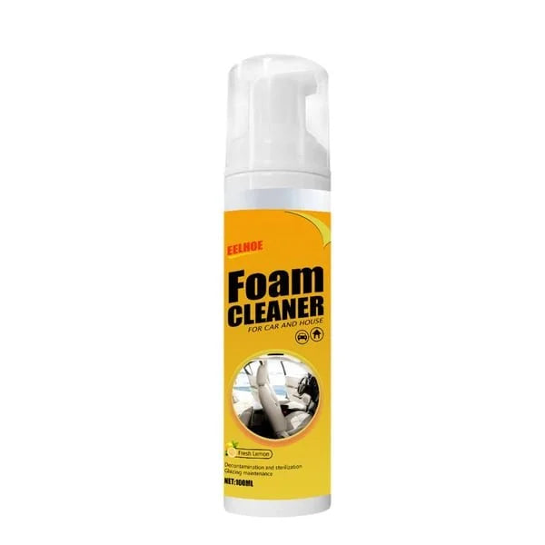 Nettoyant mousse multi-usage 100 ml – Spray détachant pour la maison et l'intérieur de voiture pour cuir, tissu et tapisserie