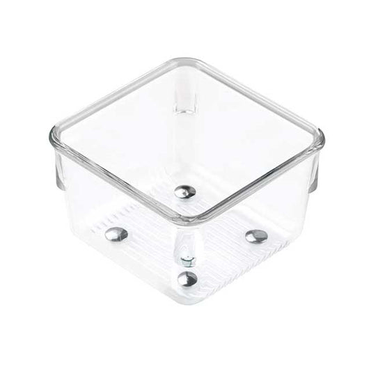iDesign Linus Plastic Drawer Organizer – Versatile Storage Container for Vanity, Bathroom &amp; Kitchen Drawers